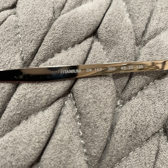 Authentic Donna Karan frame titanium silver - Picture 4 of 5